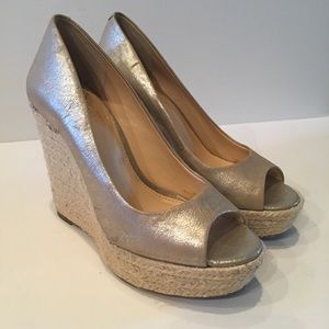 Vince Camuto | Peep Toe Platform Wedges